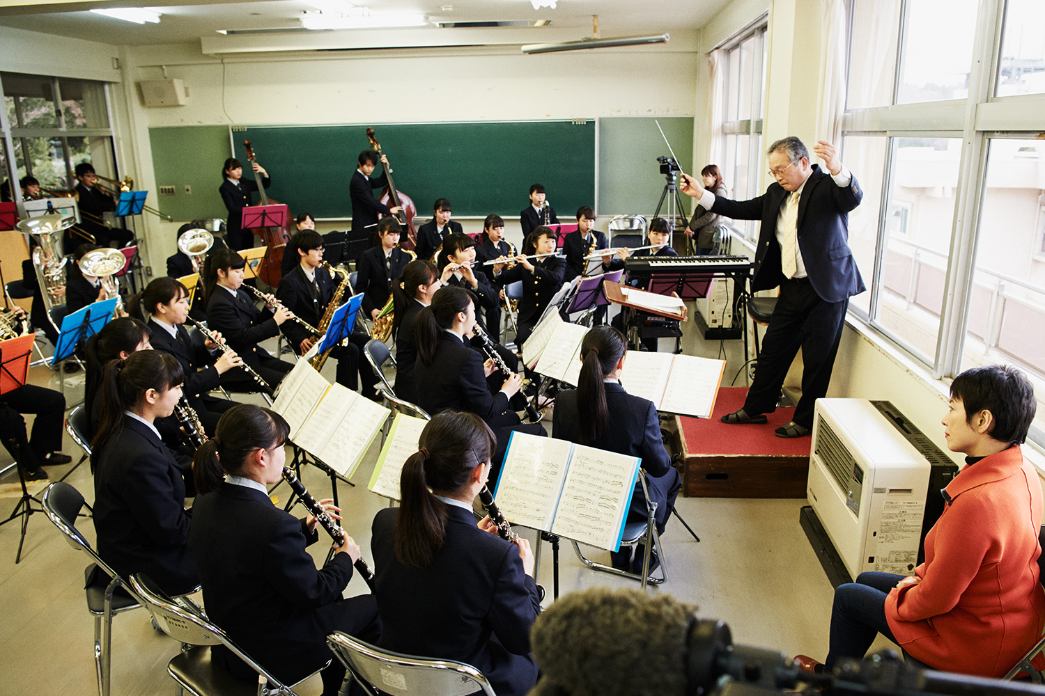 2016年度の全日本吹奏楽コンクール東北大会･高等学校の部で、金賞を受賞したほどの実力を持つ「湯本高校吹奏楽部」。