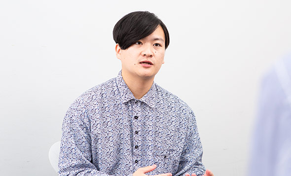 下田和幸（しもだ かずゆき） 2015年新卒入社 システム企画開発部