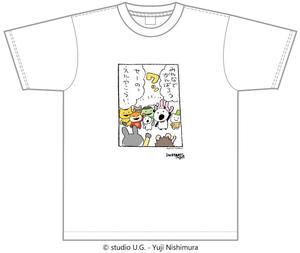 浅野いにお氏、にしむらゆうじ氏デザインによるチャリティーTシャツを